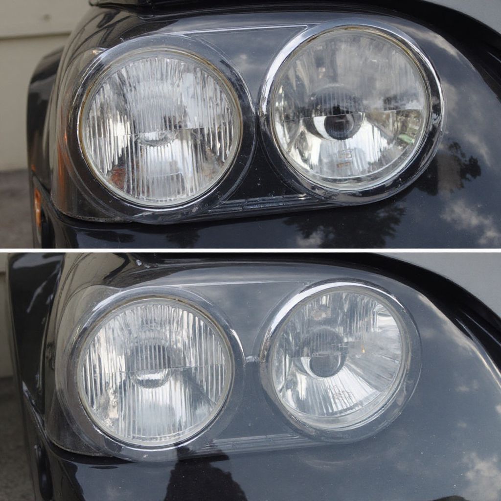 După restaurare faruri